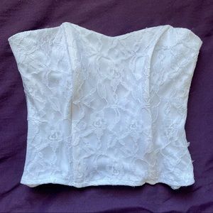 80s Vintage Lace Bustier Corset - image 1